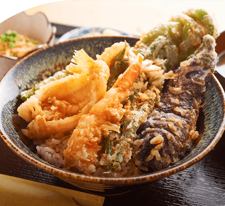 盛岡駅周辺 大通り 菜園でランチ 食事なら天ぷら定食 天丼がおすすめ